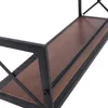 Průmyslový nástěnný stojan na víno s držákem na 5 sklenic, Náhled obrázku produktu 8