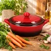 2x CROSSY Rot Kasserole oval mit Deckel 600ml Airfryer Produktbild-Vorschau 7