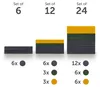 Set di 24 strofinacci Blumtal 30/40 cm, 90% poliestere e Anteprima dell’immagine prodotto 3