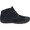 A single blue leather boot is shown against a white background. Produktbild-Vorschau