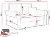 MIRJAN24 Schlafsofa Sofa Viva Roma II mit Schlaffunktion Produktbild-Vorschau 7