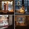 A collage of four images depicting Christmas scenes with children and festive decorations, including LED lights. Produktbild-Vorschau