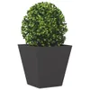 Pflanzkübel Schwarz 30x30x30 Stahl Produktbild-Vorschau 3