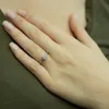 0,45 Carat Diamant Solitär Antragsring 14 Karat Weißgold Produktbild-Vorschau 2