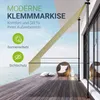 Juskys Klemmmarkise Kapstadt 300x120 cm - Höhenverstellbar, Produktbild-Vorschau 2