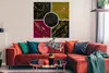 MuchoWow® Poster Marmor - Gold - Collage 100x100 cm - Produktbild-Vorschau 2