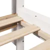 vidaXL Massivholzbett ohne Matratze Weiß 140x200 cm Produktbild-Vorschau 7