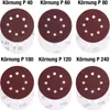 BOOMET Schleifpapier 125mm Klett Set · P60 P80 P100 P120 Produktbild-Vorschau 3