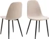 Celia chaise de salle à manger beige. Voir les images du produit 1