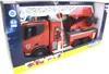 A toy fire truck in its retail packaging. Náhled obrázku produktu