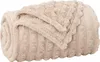 vidaXL Couverture décorative beige, 95 x 220 cm, 0,5 kg, en Voir les images du produit 1