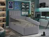 NORDELO Boxspringbett MORFEO 90x200 cm Grau Komplett-Set Produktbild-Vorschau 2