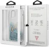 Guess Apple iPhone 12 Mini Blau Glitter Vintage Script Produktbild-Vorschau 8
