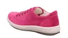 A pink suede sneaker is shown from the side against a white background. Produktbild-Vorschau