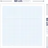 DEQORI LED-Bild & Lampe 60x60 cm Weiß 'Abstrakte Bergwelt' Produktbild-Vorschau 8