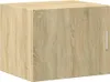 vidaXL Wandschrank Sonoma-Eiche 50x42,5x40 cm Holzwerkstoff Produktbild-Vorschau 2