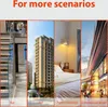 A collage of four images showing different scenarios where a product might be used, with text overlays. Produktbild-Vorschau