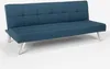 Canapé-lit en tissu avec prise USB et pieds en métal Design Voir les images du produit 1