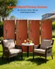VEVOR Paravent 50x160 cm 4er-Pack, Raumteiler, Trennwand Produktbild-Vorschau 2