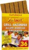 A box of firelighters with a family barbecue scene depicted on the front. Produktbild-Vorschau