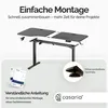 CASARIA® Scrivania Regolabile 160x60x73-118cm con Porta Anteprima dell’immagine prodotto 8