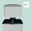 Kosz na śmieci Relaxdays, 2 komory, 2 x 20 l, wyjmowane Podgląd zdjęcia produktu 2