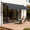 LZQ 400x120cm Klemmmarkise Einziehbar Balkonmarkise mit Produktbild-Vorschau 10