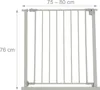 Relaxdays Bezpečnostná zábrana na schody, 75–80 cm, bez Náhľad obrázku produktu 4