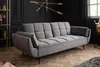 riess-ambiente Retro Schlafsofa BOUTIQUE 213cm grau Samt Produktbild-Vorschau 2