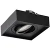 Plafonnier encastré PALLAD 1 MINI BLACK Plafonnier carré Voir les images du produit 1