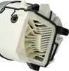 Close-up of a white and black vacuum cleaner motor part. Produktbild-Vorschau