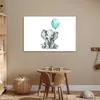 Leinwand Bilder 90x60 cm - Kinder Ballon - Elefant - Produktbild-Vorschau 2
