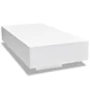 A white coffee table on a white background. Produktbild-Vorschau