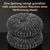 6 Stš¹ck Stahlwolle Schrubber mit Griff fš¹r Produktbild-Vorschau 4