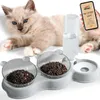 Trojitá miska pro psy a kočky s dávkovačem vody a stojanem Náhled obrázku produktu 9
