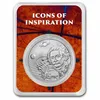 srebrna moneta 1 uncja Albert Einstein Inspiring Icons 2022 Podgląd zdjęcia produktu 3