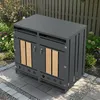 Abri à poubelles avec couvercle rabattable, verrouillable, Voir les images du produit 5