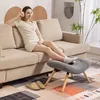 HOMCOM Sitzhocker, Fußhocker, Polsterhocker, Fußstütze bis Produktbild-Vorschau 8