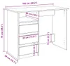 vidaXL Scrivania rovere Sonoma 102x50x75 cm materiale a Anteprima dell’immagine prodotto 8