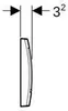 Geberit Twinline30 plaques de déclenchement, pour rinçage à Anteprima dell’immagine prodotto 7