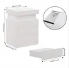 Intelligenter LED Nachttisch mit Ladestation,Weiß Front Produktbild-Vorschau 7