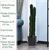 Outsunny Cactus artificiel grand réalisme plante Voir les images du produit 6