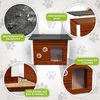 Outentin Hundehütte Outdoor Winterfest für Große Hunde – Produktbild-Vorschau 4