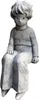 Schöne Gartenfigur Der kleine Prinz als Kantenhocker, aus Produktbild-Vorschau 1