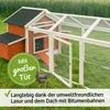 zooprinz Hühnerstall Betty Rot | mit Auslauf Sonnen- und Produktbild-Vorschau 5