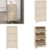 vidaXL Schuhschrank HAMAR Honigbraun 59,5x35x117 cm Produktbild-Vorschau 1