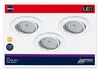 Briloner PRISMA LED Einbauleuchten 3er Set Weiß 3x5W 350lm Produktbild-Vorschau 3