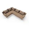 TRADA Gartensofa lounge set L form Bahama M Beige Produktbild-Vorschau 5