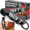 A digital kitchen thermometer is shown with a steak and asparagus, along with its packaging. Anteprima dell’immagine prodotto