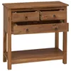 Buffet vidaXL Naturel 79 x 35 x 80 cm en bois massif de Voir les images du produit 1